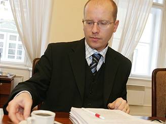 Ministr financí Bohuslav Sobotka.