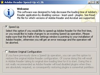 Adobe Reader Speed-Up 