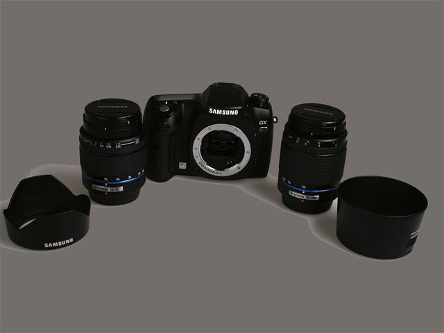 Příslušenství zrcadlovky Samsung GX10