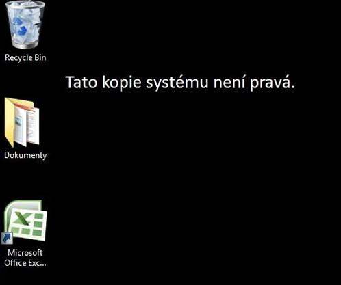 nelegální Windows