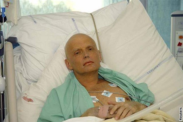 Alexander Litviněnko v londýnské nemocnici