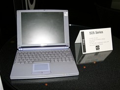 První evropský Vaio notebook řady 505