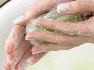 Mytí rukou sice sníží počet bakterií, ale ne počet jejich druhů.