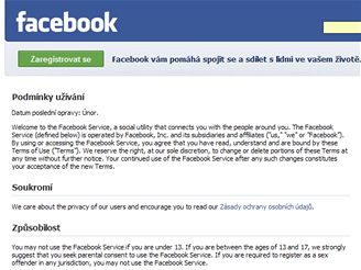 Facebook - TOS Facebook - TOS