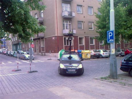 Google auto v Praze Google auto v Praze
