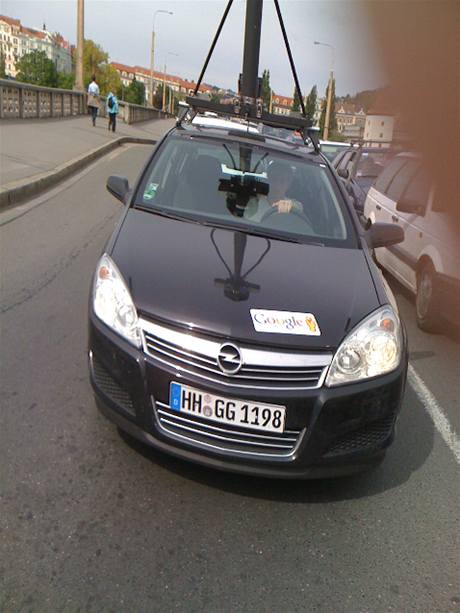 Google auto v Praze Google auto v Praze