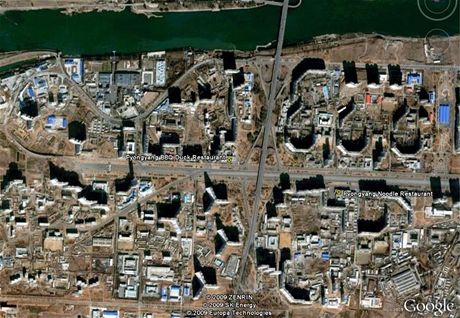 Foto Korea on Google Earth Odhaluje  Kam V Severn   Koreji Zaj  T Na Popravu A Kam