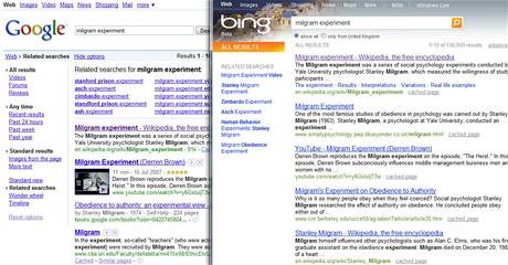 Bing - srovnání Bing - srovnání