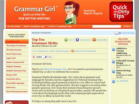 Grammar Girl Grammar Girl