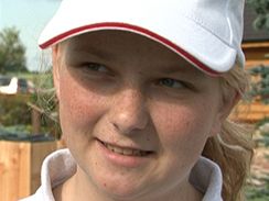 Mistryně světa v adventure golfu Olivia Prokopová.