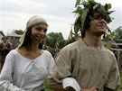Staroslovenská svatba o letním slunovratu - archeoskanzen Modrá na Zlínsku (21. června 2009) Staroslovenská svatba o letním slunovratu - archeoskanzen Modrá na Zlínsku (21. června 2009)