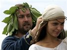 Staroslovenská svatba o letním slunovratu - archeoskanzen Modrá na Zlínsku (21. června 2009) Staroslovenská svatba o letním slunovratu - archeoskanzen Modrá na Zlínsku (21. června 2009)