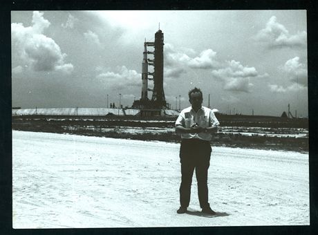 Apollo 11 -autor přímo v Kennedyho vesmírném středisku Apollo 11 -autor přímo v Kennedyho vesmírném středisku