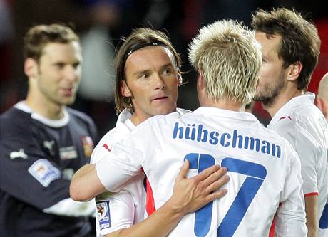 Česko: Marek Jankulovski a Tomáš Hübschman Česko: Marek Jankulovski a Tomáš Hübschman