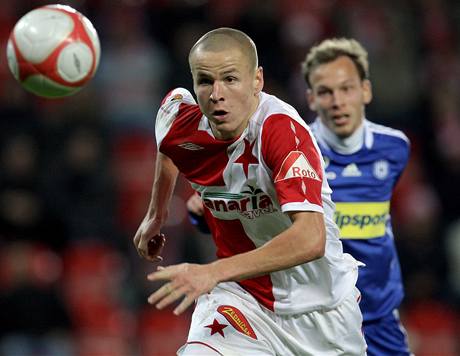 Slavia - Olomouc, domácí Adam Hloušek Slavia - Olomouc, domácí Adam Hloušek