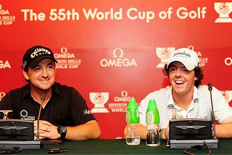 Graeme McDowell, Rory McIlroy, Irsko, World Cup Graeme McDowell, Rory McIlroy, Irsko, World Cup