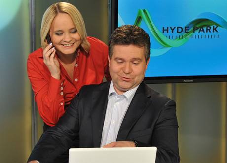 Moderátoři nového diskuzního pořadu České televize Hyde park