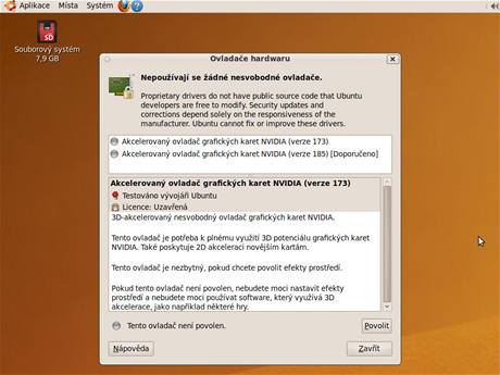 Pokud je nutná instalace proprietálních ovladačů, budete vyzvání k odsouhlasení. Někdy ale musíte vynaložit více aktivity, aby vše běhalo, jak má. Pokud je nutná instalace proprietálních ovladačů, budete vyzvání k odsouhlasení. Někdy ale musíte vynaložit více aktivity, aby vše běhalo, jak má.