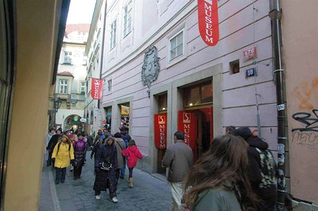Muzeum sexu v Praze v Melantrichově ulici nedaleko Staroměstskho nměst