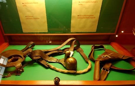 Muzeum sexu v Praze. Obrana před hřchem chtče, antimasturbačn psy