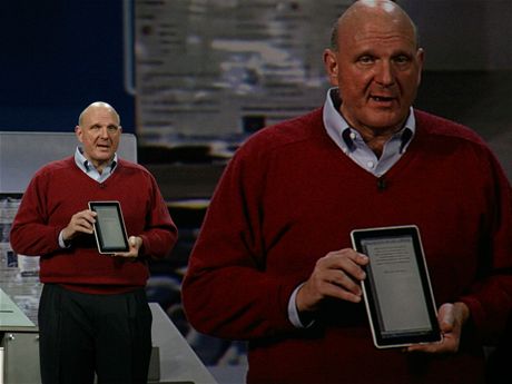 CES 2010 - Steve Ballmer představuje tablet HP