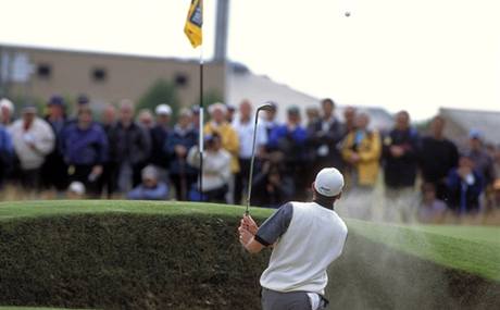 Golf ve Skotsku.
