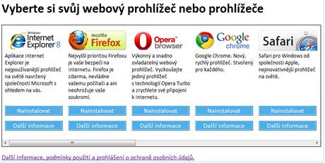 Ballot Screen umožní vybrat prohlížeč i uživatelům, kteří ani nevěděli, co to prohlížeč je Ballot Screen umožní vybrat prohlížeč i uživatelům, kteří ani nevěděli, co to prohlížeč je