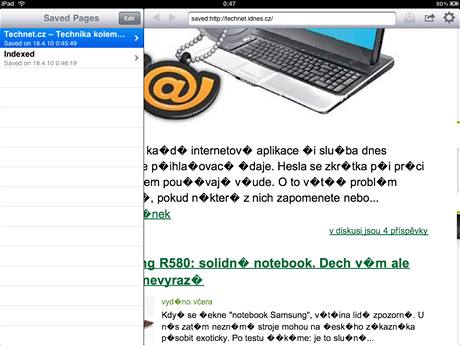 iPad - Offline Pages iPad - Offline Pages