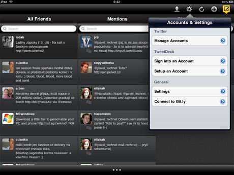 iPad - Tweetdeck iPad - Tweetdeck
