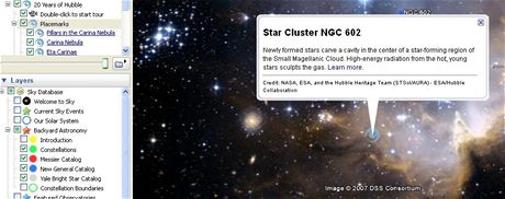 Narozeniny Hubbleova teleskopu slaví i Google Earth Narozeniny Hubbleova teleskopu slaví i Google Earth
