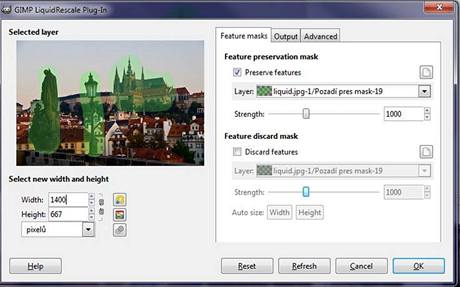 LiquidRescale pro Gimp LiquidRescale pro Gimp