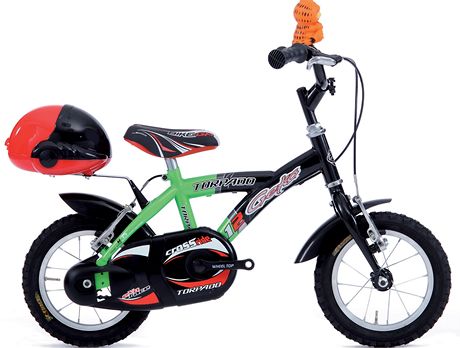 Torpado Geko T690 může být prvním kolem vašeho potomka. Jde o velikost 12“, vybaveno je hliníkovými V-brzdami, pro dítě lákavý je design i třeba úložný box. Cena 2760 Kč. Torpado Geko T690 může být prvním kolem vašeho potomka. Jde o velikost 12“, vybaveno je hliníkovými V-brzdami, pro dítě lákavý je design i třeba úložný box. Cena 2760 Kč.