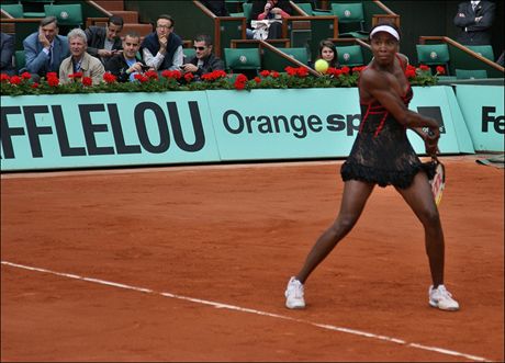 Roland Garros - Venus Wiliamsová v akci Roland Garros - Venus Wiliamsová v akci