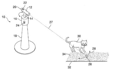 Method and apparatus for automatically exercising a curious animal - 6701872