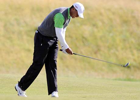 Tiger Woods, British Open, St. Andrews, 2. kolo Tiger Woods, British Open, St. Andrews, 2. kolo
