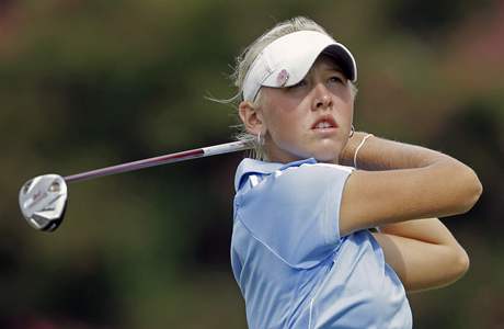 Jessica Kordová, finálové kolo US Women´s Amateur Championship 2010. Jessica Kordová, finálové kolo US Women´s Amateur Championship 2010.
