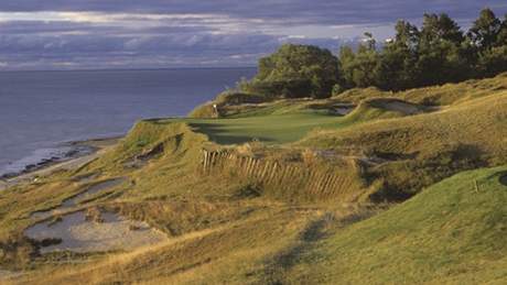 17. jamka Whistling Straits, dějiště PGA Championship 2010 17. jamka Whistling Straits, dějiště PGA Championship 2010