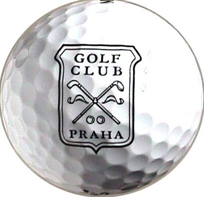 Golfový míč se znakem GC Praha