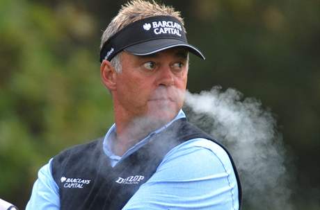 Darren Clarke, asistent evropského kapitána pro Ryder Cup, na KLM Open 2010. Darren Clarke, asistent evropského kapitána pro Ryder Cup, na KLM Open 2010.