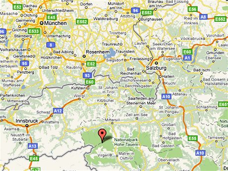 Mapa Vysokých Taur Mapa Vysokých Taur