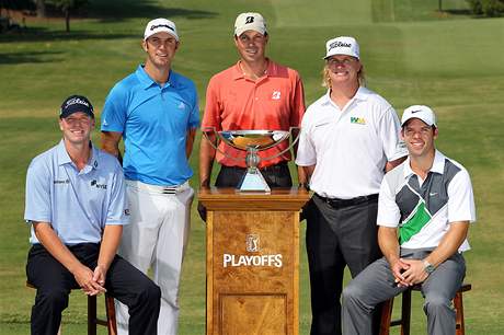 Zleva: Steve Stricker, Dustin Johnson, Matt Kuchar, Charlie Hoffman a Paul Casey, FedEx Cup 2010 Zleva: Steve Stricker, Dustin Johnson, Matt Kuchar, Charlie Hoffman a Paul Casey, FedEx Cup 2010