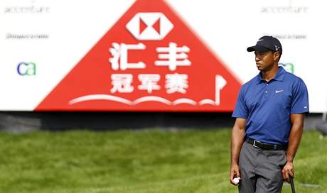 Tiger Woods, třetí kolo HSBC Champions 2010. Tiger Woods, třetí kolo HSBC Champions 2010.
