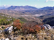 Sierra de Las Nieves, vyhlídka Guarda Forestal