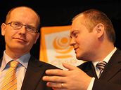 Bohuslav Sobotka porazil v Brně svého protikandidáta na šéfa strany Michala Haška