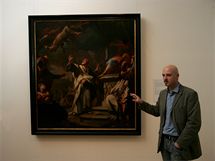 Kurátor Ondřej Jakubec u jednoho z exponátů největší výstavy v dějinách Olomouce nazvané Olomoucké baroko. Kurátor Ondřej Jakubec u jednoho z exponátů největší výstavy v dějinách Olomouce nazvané Olomoucké baroko.