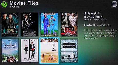 Boxee Box - movie menu Boxee Box - movie menu