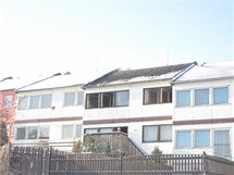 Požár dřevěného domu v Konici na Prostějovsku. Požár dřevěného domu v Konici na Prostějovsku.