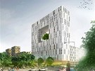 Takto by měla vypadat realizace projektu Žižkov City v místech dnešního nákladového nádraží v Praze 3.