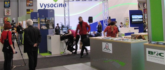 Expozice kraje Vsočina na veletrhu Regiontour 2011 v Brně. Expozice kraje Vsočina na veletrhu Regiontour 2011 v Brně.