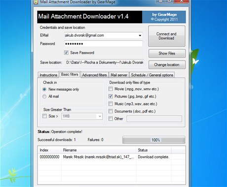 Mail Attachment Downloader Mail Attachment Downloader